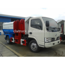 2014 Dongfeng barato levantar los camiones a la venta, 5m3 nuevo camión de basura